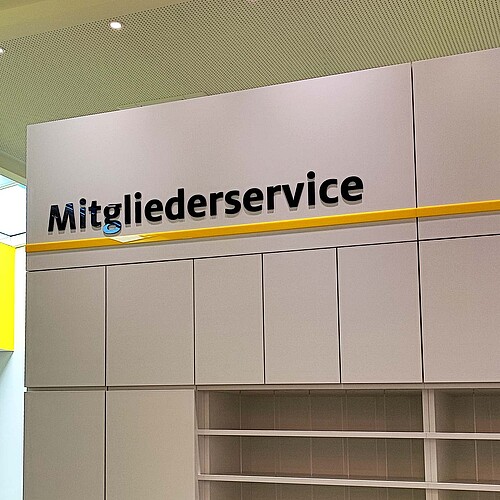 3D Buchstaben aus Acrylglas ADAC Geschäftsstelle Stuttgart