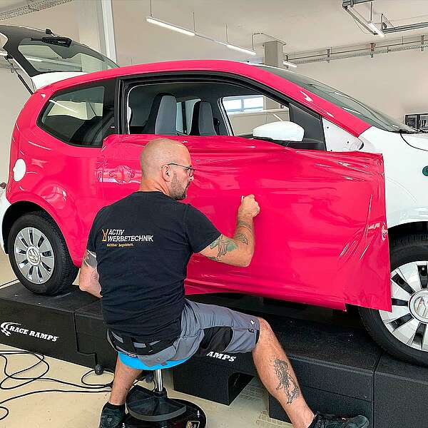 Car-Wrapping von Experten, ACTIV Werbetechnik GmbH, Stuttgart.