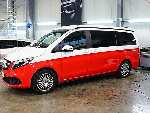 Teilfolierung Mercedes V-Klasse für Privatperson