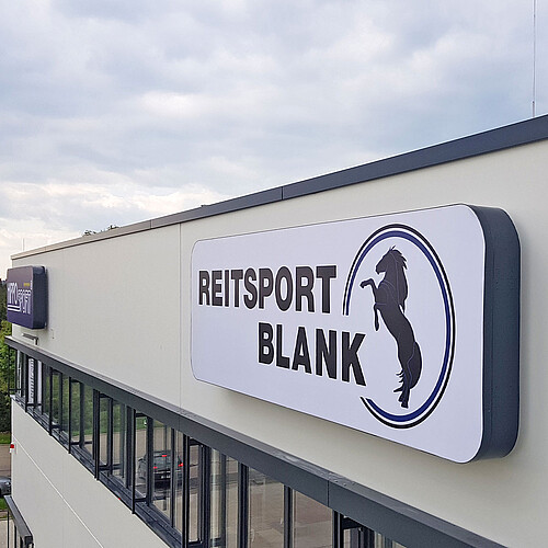 Lichtwerbeanlage Reinsport Blank