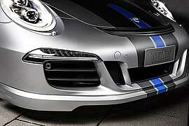 Design Folierung Porsche Abbildung Front