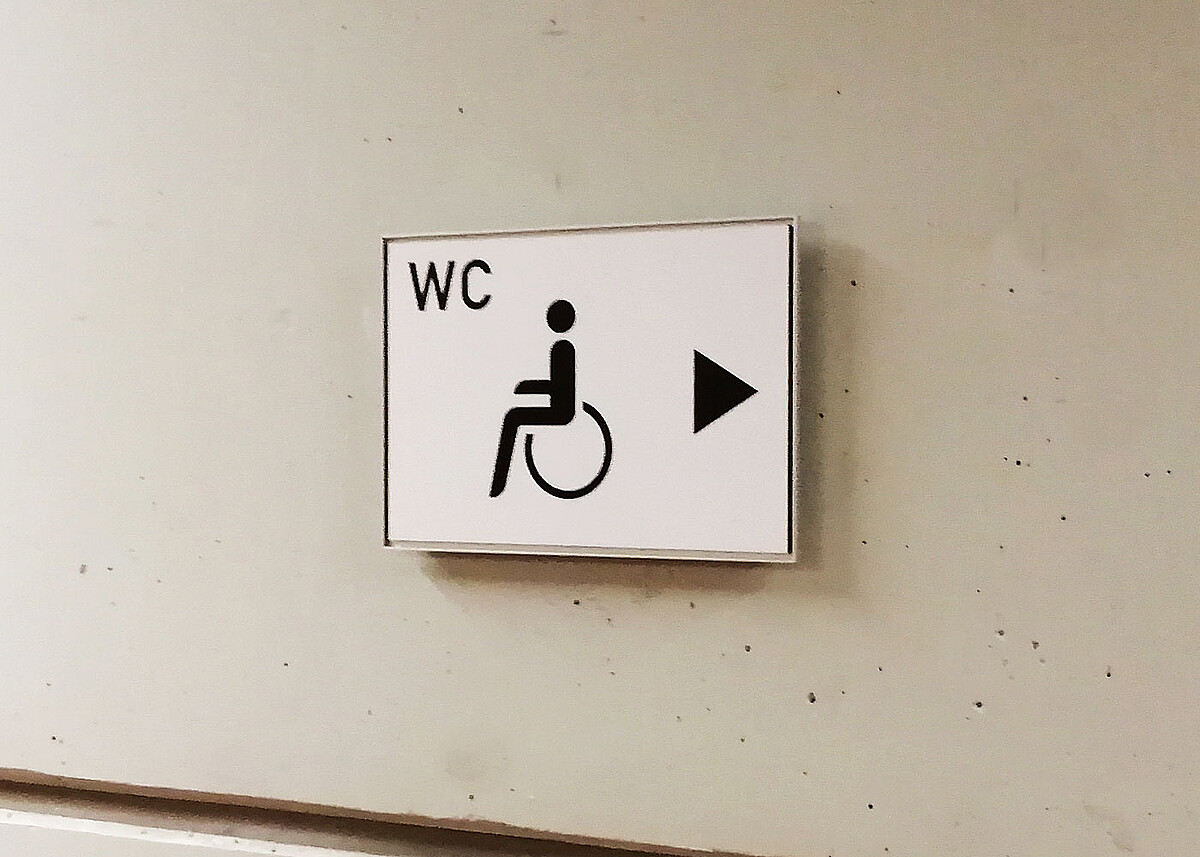 WC-Schild Landratsamt Rems-Murr-Kreis