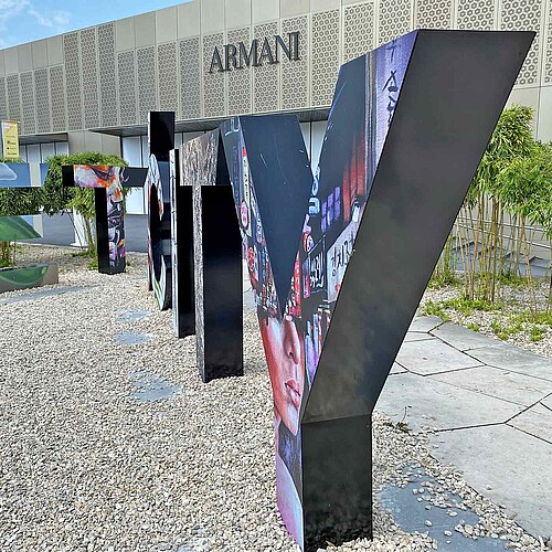 3D-Buchstaben Outletcity Metzingen