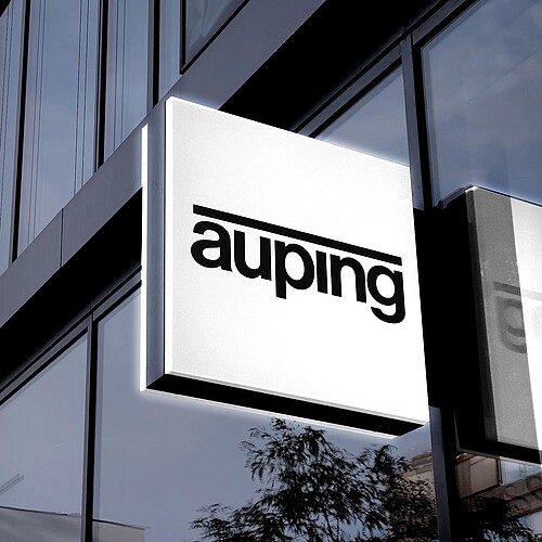 Ausleger Lichtwerbung Auping