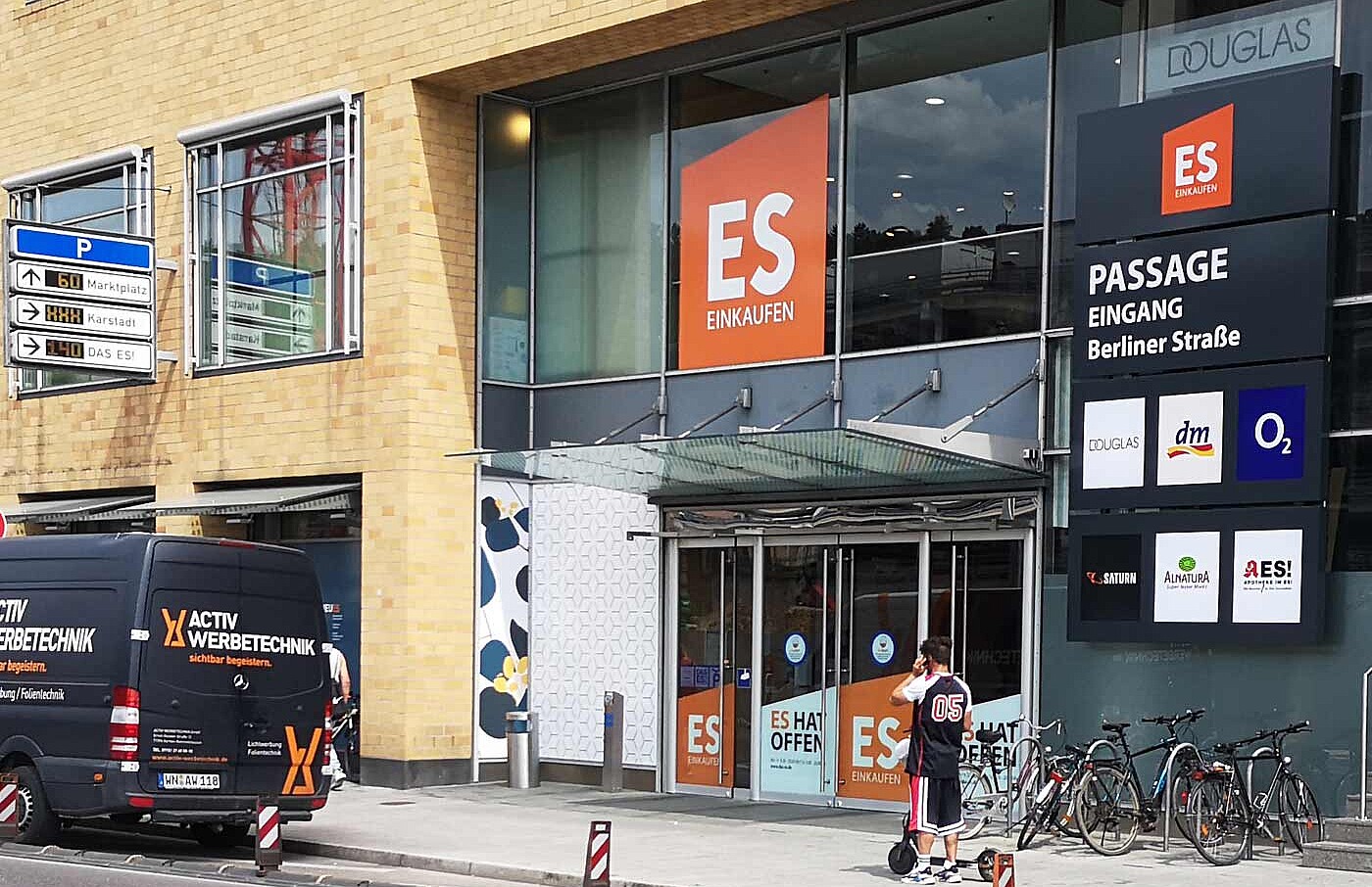 Lichtwerbung und Folientechnik ES Einkaufscenter