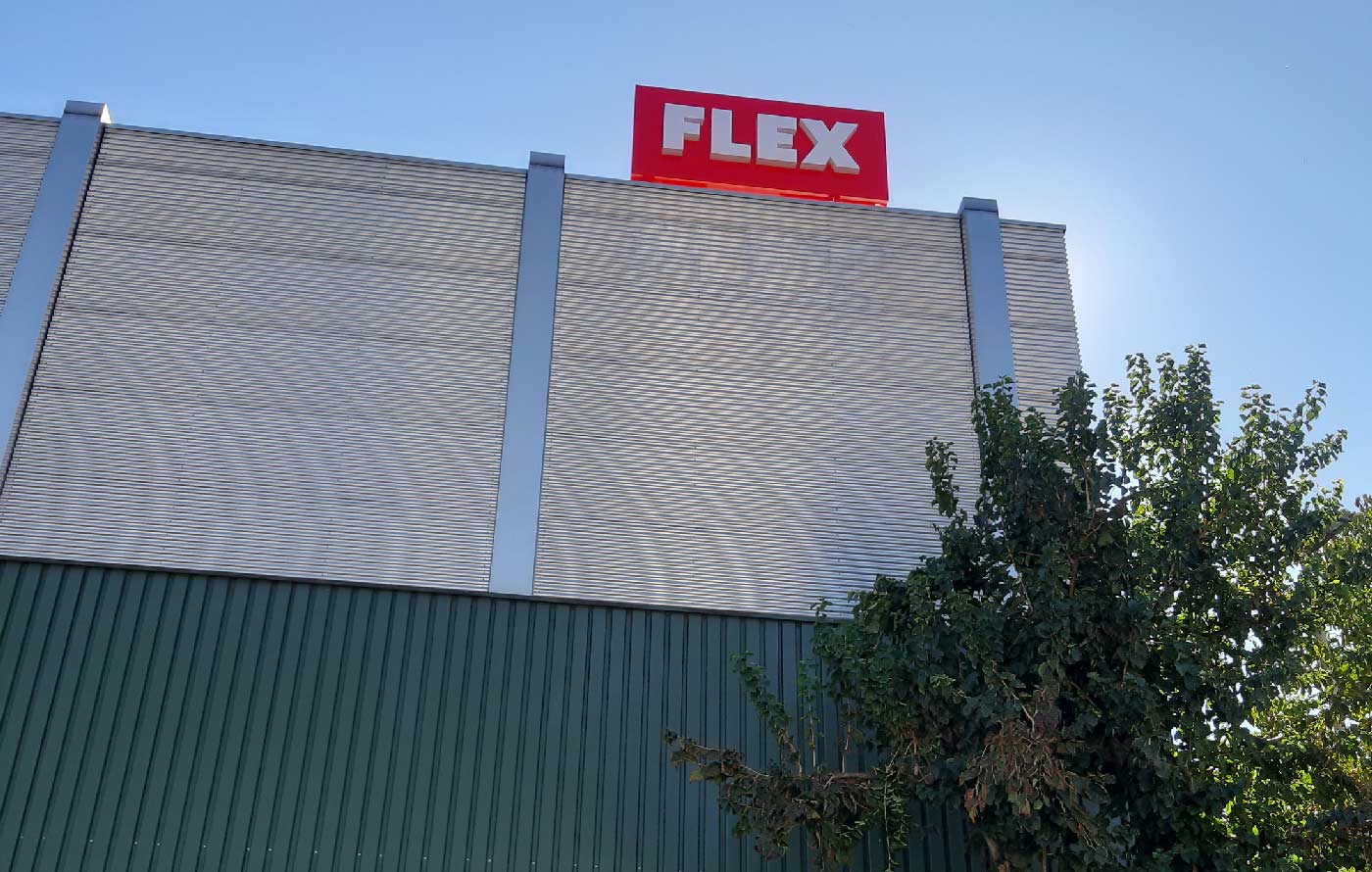 Dachwerbeanlage Flex Elektrowerkzeuge